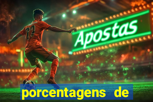 porcentagens de jogos pagantes